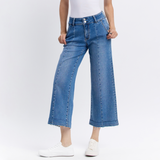 Millie High Rise Trouser Denim - Vervet