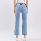 Sloane High Rise Straight Denim - Vervet