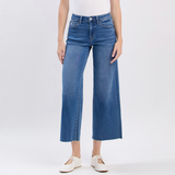Audrey High Rise Wide Leg Denim - Vervet