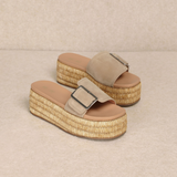 Wanika Wedges - Sandstone