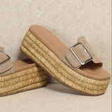 Wanika Wedges - Sandstone