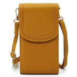 Calin Cell Phone Purse - Mustard