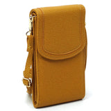 Calin Cell Phone Purse - Mustard