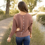 PREORDER - Emma Sweater - Rosewood