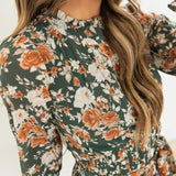 PREORDER - Oaklee Dress - Deep Emerald - ESTIMATED SHIP DATE 11/14