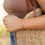 6 Ga. Hammered Cuff Bracelet