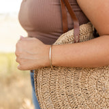 6 Ga. Hammered Cuff Bracelet