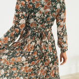 PREORDER - Oaklee Dress - Deep Emerald - ESTIMATED SHIP DATE 11/14