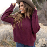 PREORDER - Parker Sweater - Burgundy