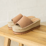 Eva Wedges - Taupe