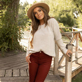 Speckled Sweater - Cream