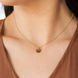 Disc Pendant Necklace