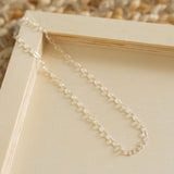 Dapped Oval Necklace