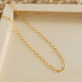 Dapped Oval Necklace