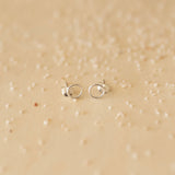 Open Circle Post Earrings