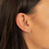 Open Circle Post Earrings