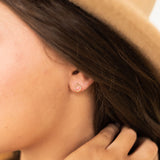 Open Circle Post Earrings