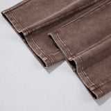 Lola Mineral Wash Seam Detail Elastic Waist Barrel Pants