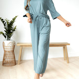 Esme Loungewear Set - Dusty Blue