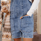 Jett Pocket Denim Romper | Dropship