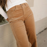 Corduroy Barrel Pants - Vervet