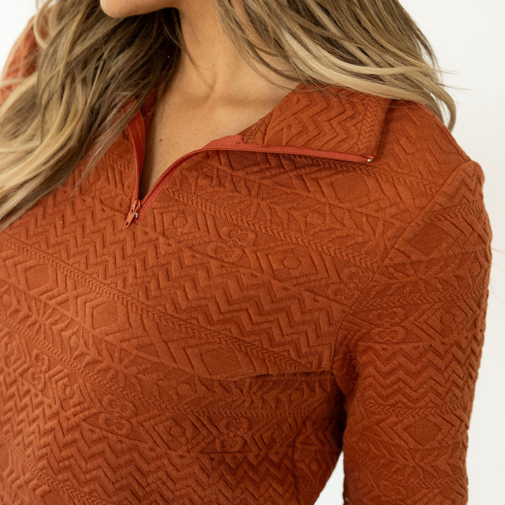 Nettie Pullover - Rust