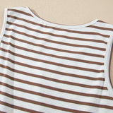Olivia Striped Sleeveless Dress