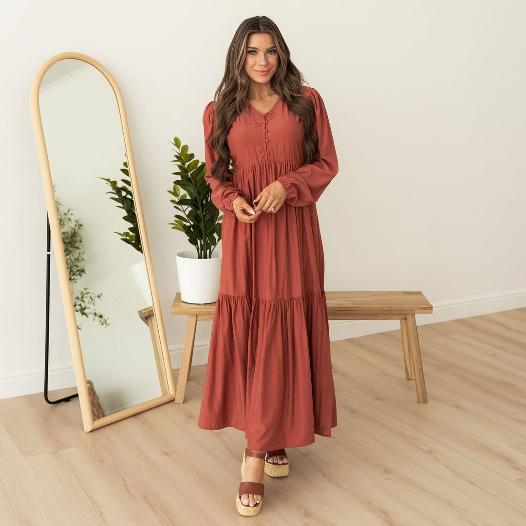 Ellis Dress - Dusty Rose