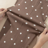 Dallas Polka Dot Print Barrel Jeans