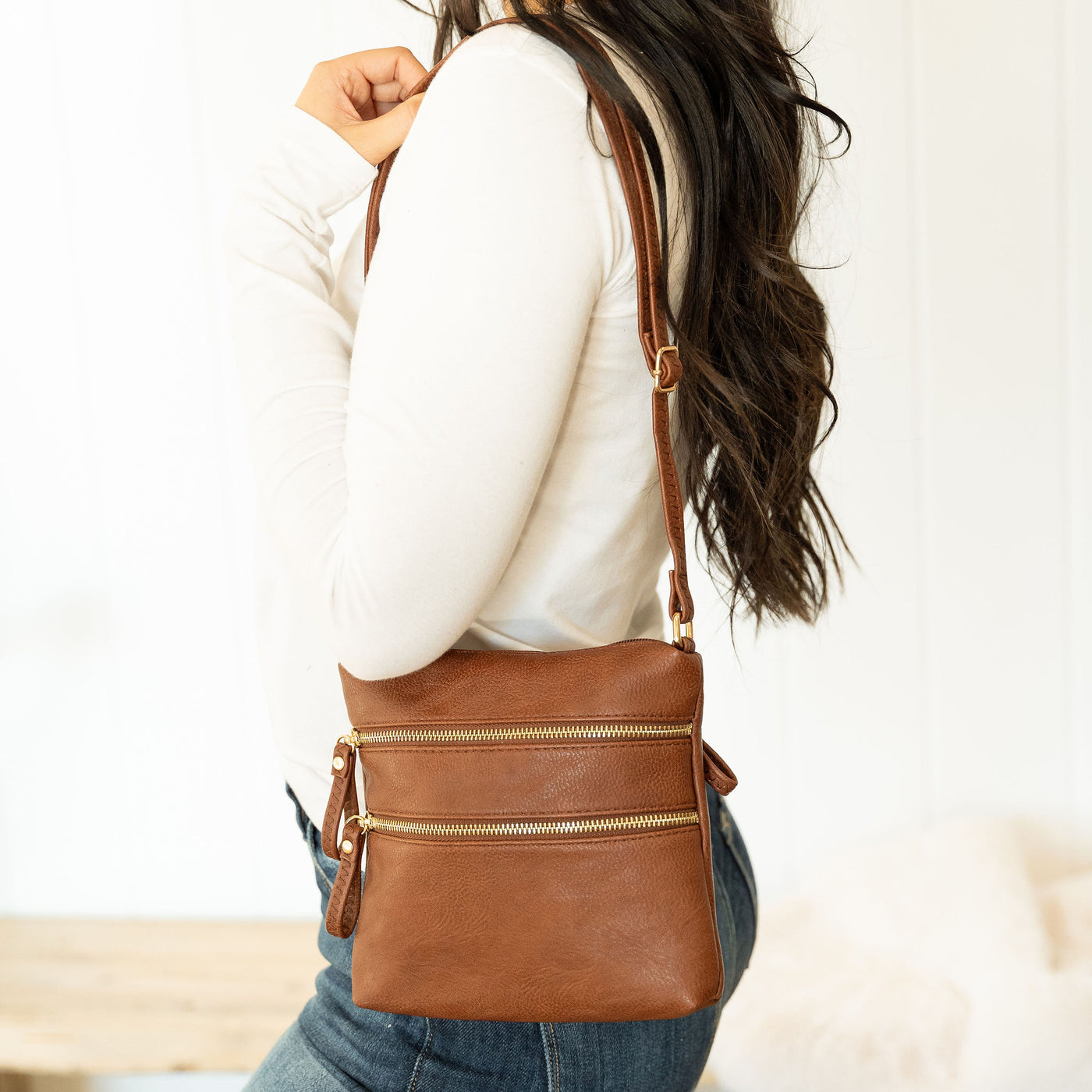 Mila Crossbody Bag - Coffee