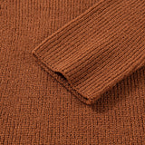 Ember Contrast Color V Neckline Knit Cardigan
