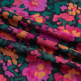 PREORDER - Holly Retro Floral Printed Mesh Short Sleeve Top 3/22