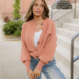 Lena Dolman Sleeve Sweater Cardigan
