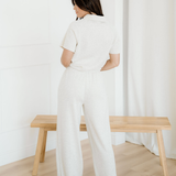 Addyson Polo Tee Casual Pant Set
