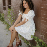 Cleo Puff Sleeve Mini Dress
