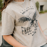 Free Bird Mineral Wash Tee