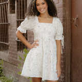 Cleo Puff Sleeve Mini Dress