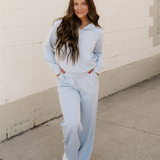 Harlow Half Zip Thumbhole Sleeve Hoodie Active Pants 2pcs Outfit