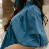 Sutton Corduroy Dress - Teal | Dropship