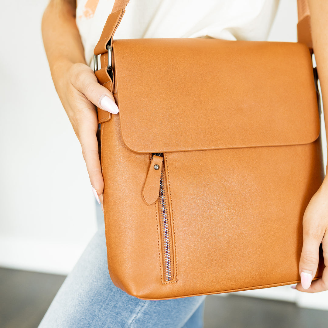 Madison Crossbody Bag - Brown