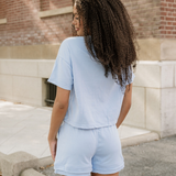Brooke Raw Edge 2pcs Short Set