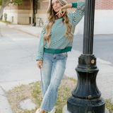 Stevie Striped Top - Green