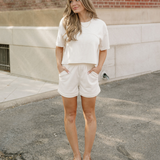 Brooke Raw Edge 2pcs Short Set