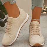 Liora Faux Suede Lace-up Sneakers