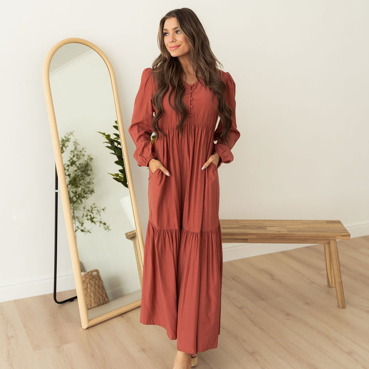 Ellis Dress - Dusty Rose