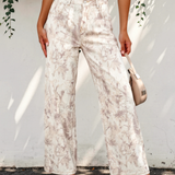 Woodland Camo Tummy Control Denim Wide Leg Jeans
