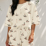 Mallard Duck Drawstring Short Set