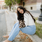 Rylie Basic Long Sleeve Tee - White
