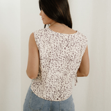 Lola Knot Side Leopard Print Vest