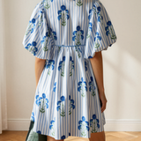 Catherine Puff Sleeve Flared Mini Dress